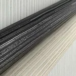 York Designer Series Ribbon Bamboo White & Silver Metallic Wallpaper - SKU DD3833