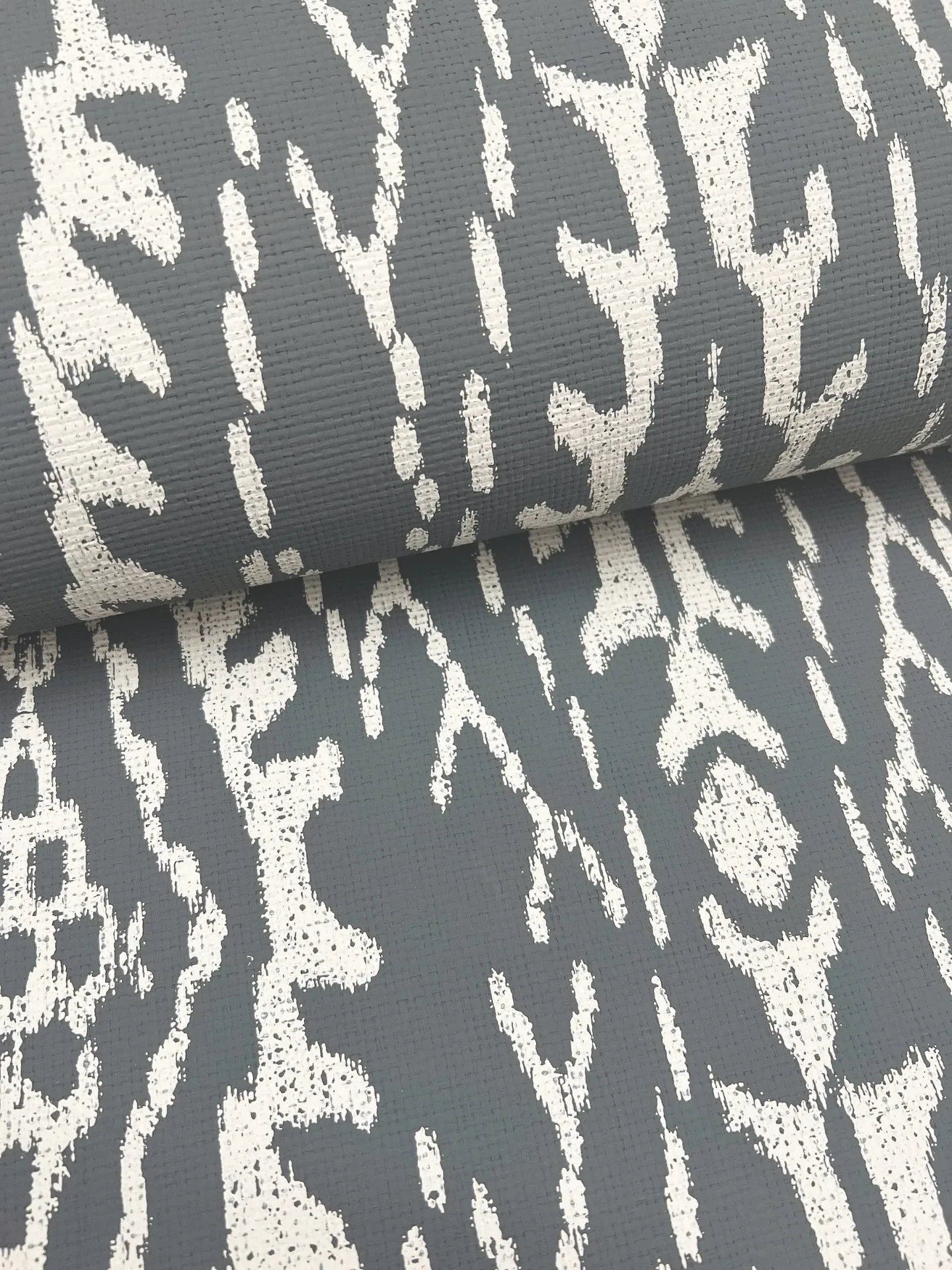 York Designer Series Rousseau Paperweave Charcoal Wallpaper - SKU LM5342