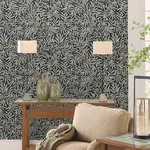 York Designer Series Rowan Black Wallpaper - SKU AC9135