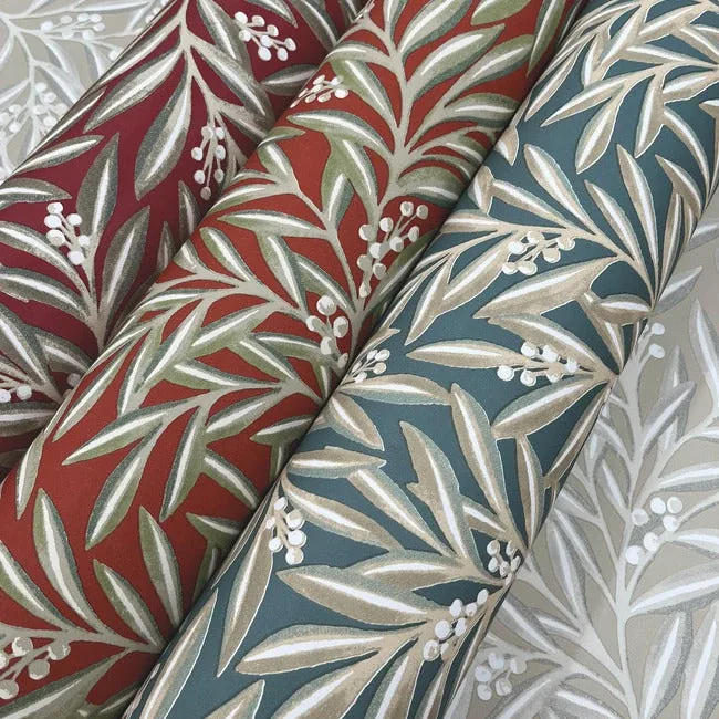 York Designer Series Rowan Rust Wallpaper - SKU AC9131