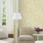 York Designer Series Rowen Honey Botanical Wallpaper - SKU VP1341