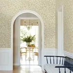 York Designer Series Rowen Honey Botanical Wallpaper - SKU VP1341