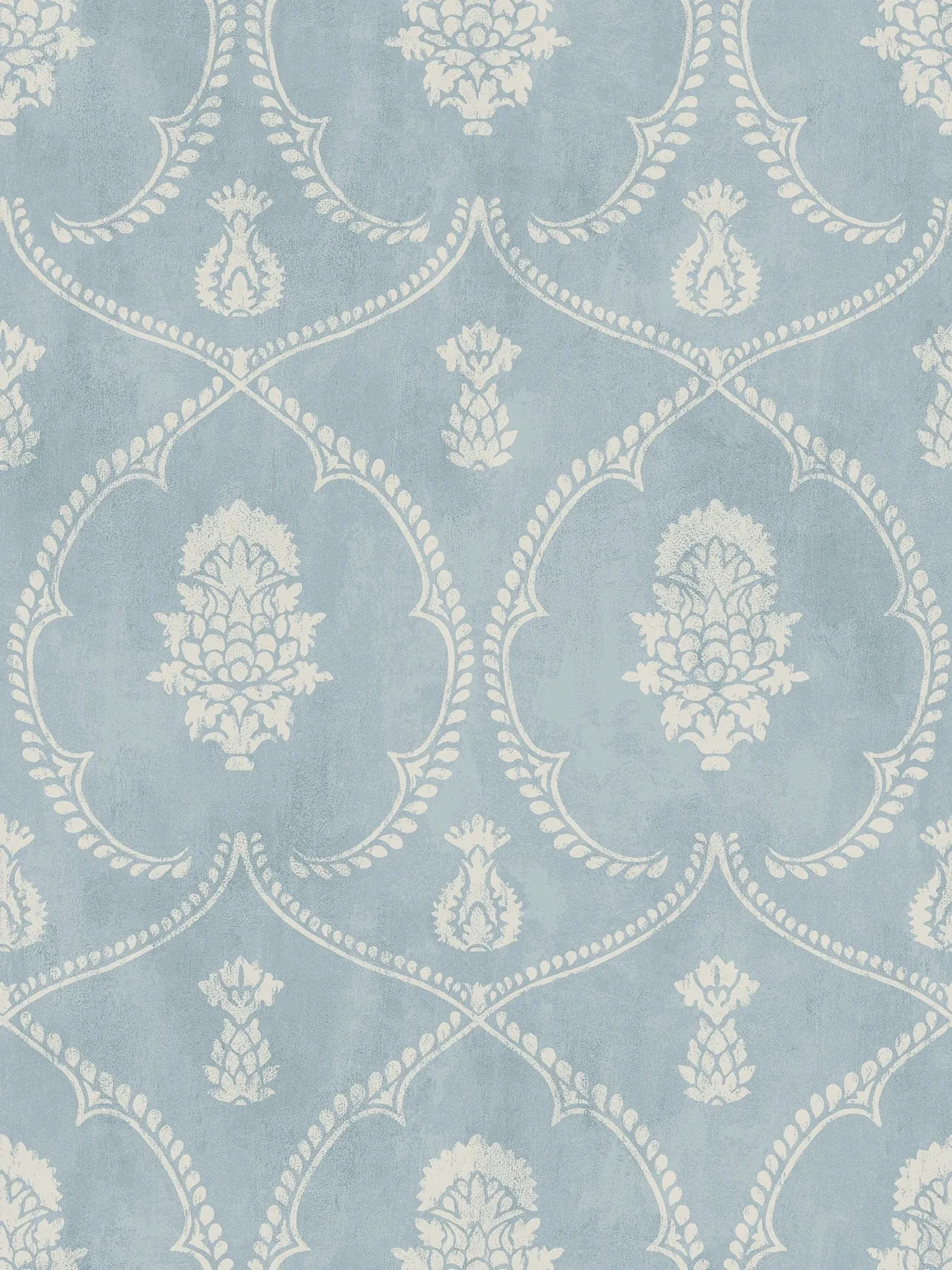MX9644 | Royal Damask Blue Wallpaper