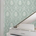 York Designer Series Royal Damask Jade Wallpaper | Wallpaper Twins York Designer Series Royal Damask Jade Wallpaper - SKU MX9645