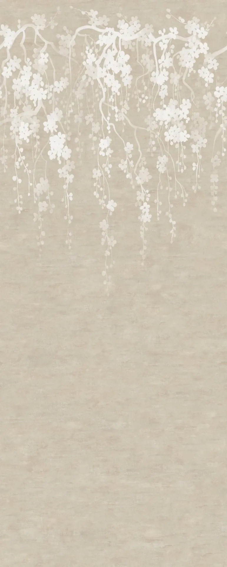 York Designer Series Sakura Blooms Neutral Wall Mural - SKU ZA8059M