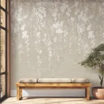 York Designer Series Sakura Blooms Neutral Wall Mural | Wallpaper Twins York Designer Series Sakura Blooms Neutral Wall Mural - SKU ZA8059M