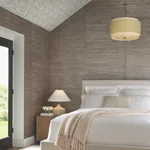 York Designer Series Sculpted Ivory Fans Wallpaper | Wallpaper Twins York Designer Series Sculpted Ivory Fans Wallpaper - SKU NT6129