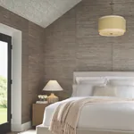 York Designer Series Sculpted Taupe Fans Wallpaper | Wallpaper Twins York Designer Series Sculpted Taupe Fans Wallpaper - SKU NT6128