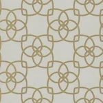 York Designer Series Serendipity Cream & Gold Metallic Wallpaper - SKU Y6200202
