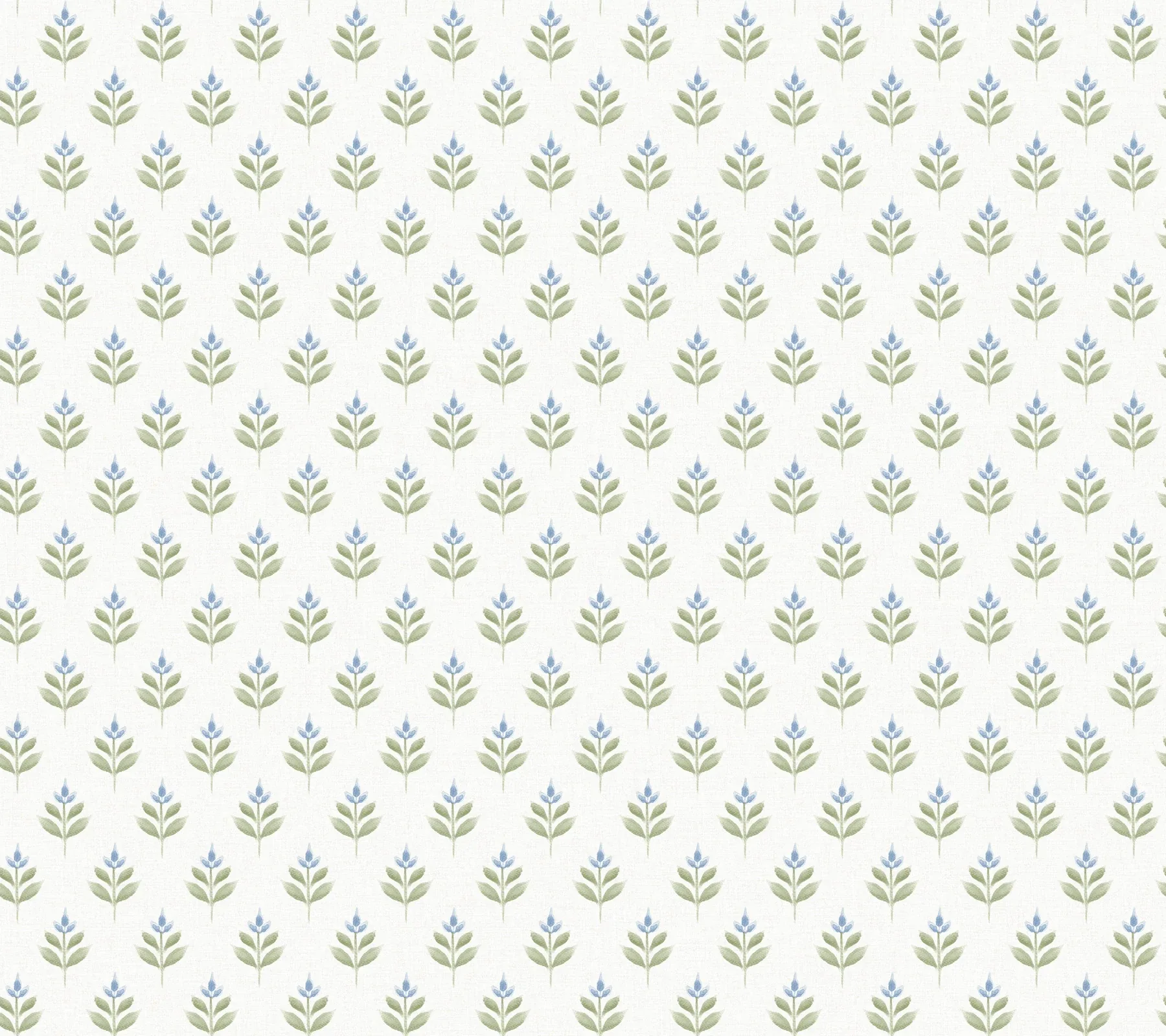 York Designer Series Serene Villa Moss Floral Stamp Wallpaper - SKU LL3237