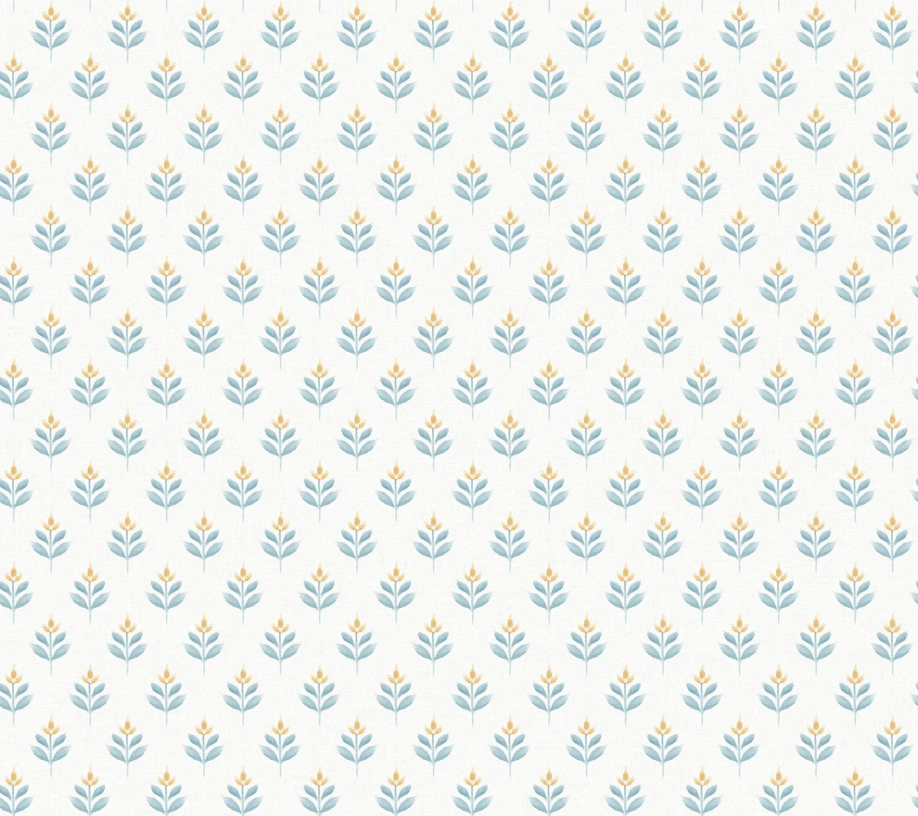 LL3233 | Serene Villa Teal Floral Stamp Wallpaper