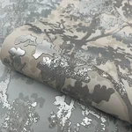 York Designer Series Shimmering Foliage Spa & Silver Wallpaper - SKU MD7142