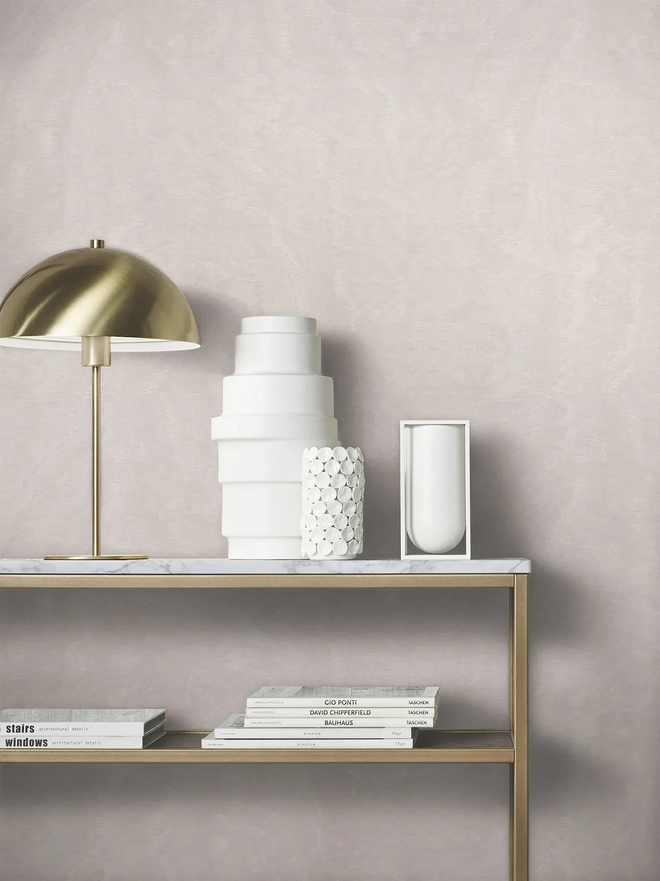 York Designer Series Shimmering Moire Dove Textured Wallpaper - SKU MA34920