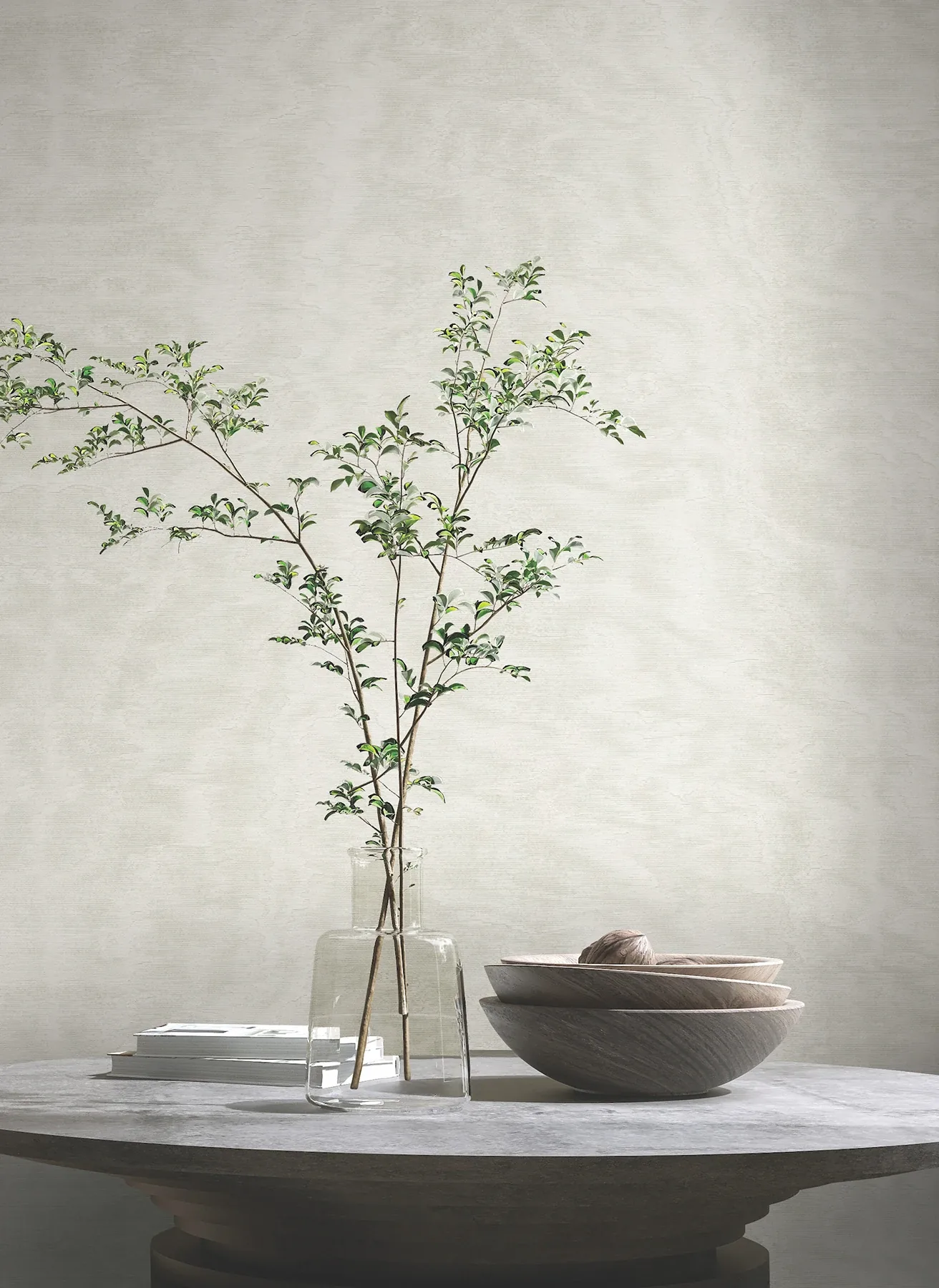 York Designer Series Shimmering Moire White Textured Wallpaper - SKU MA34921