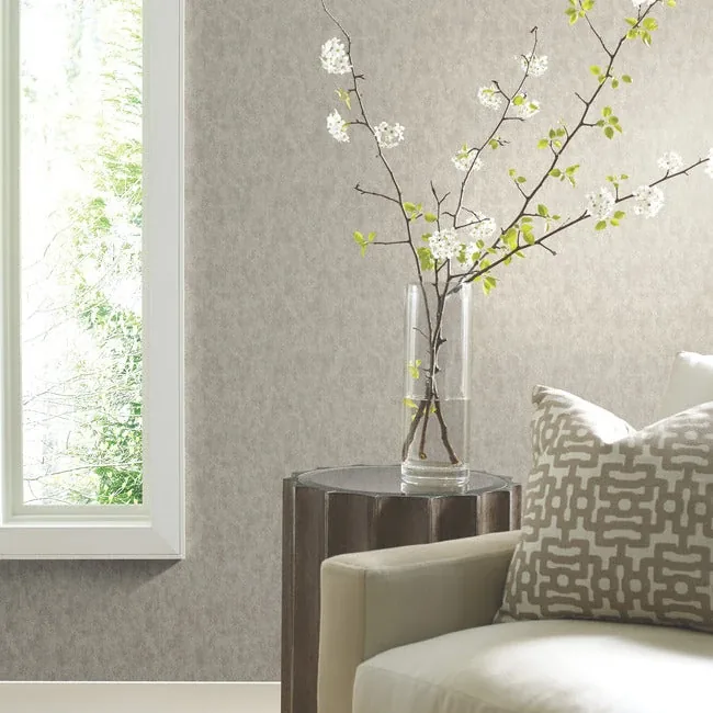 York Designer Series Shimmering Patina Silver Wallpaper - SKU WP-1159
