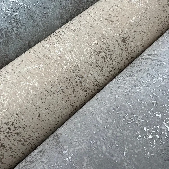 York Designer Series Shimmering Patina Spa & Silver Wallpaper - SKU MD7212