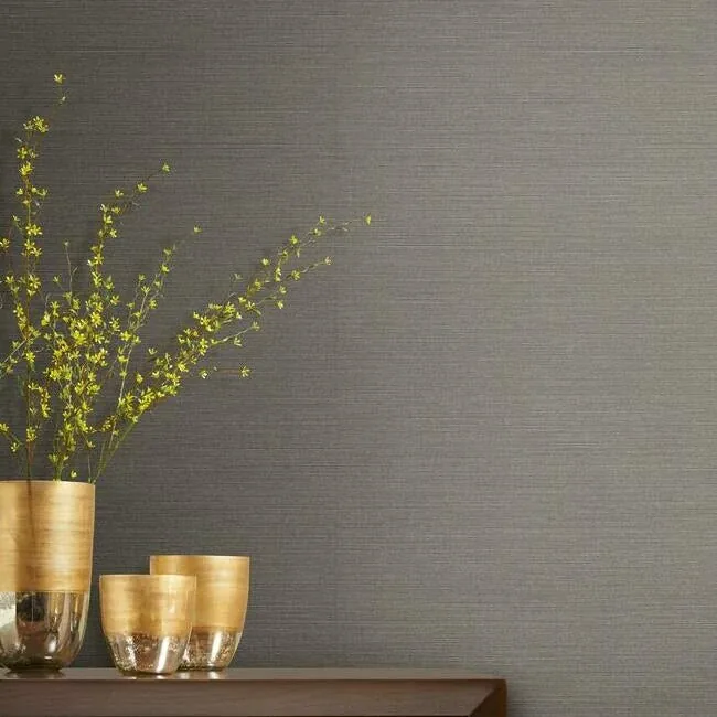 York Designer Series Shining Sisal Grasscloth White Wallpaper - SKU DD3732