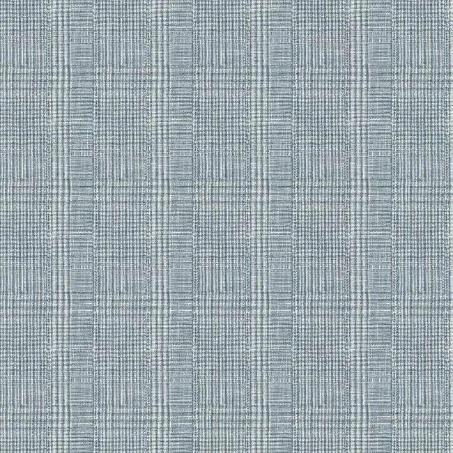 HO2167 | Shirting Plaid Blue Wallpaper