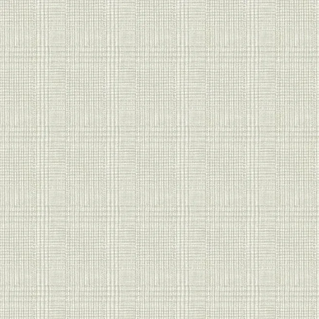 York Designer Series Shirting Plaid Off White Wallpaper - SKU HO2169