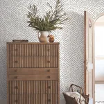 York Designer Series Sirih Black Wallpaper - SKU AB3081