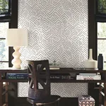 York Designer Series Sirih Black Wallpaper - SKU AB3081