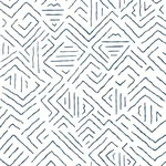 York Designer Series Sirih Navy Wallpaper - SKU AB3083