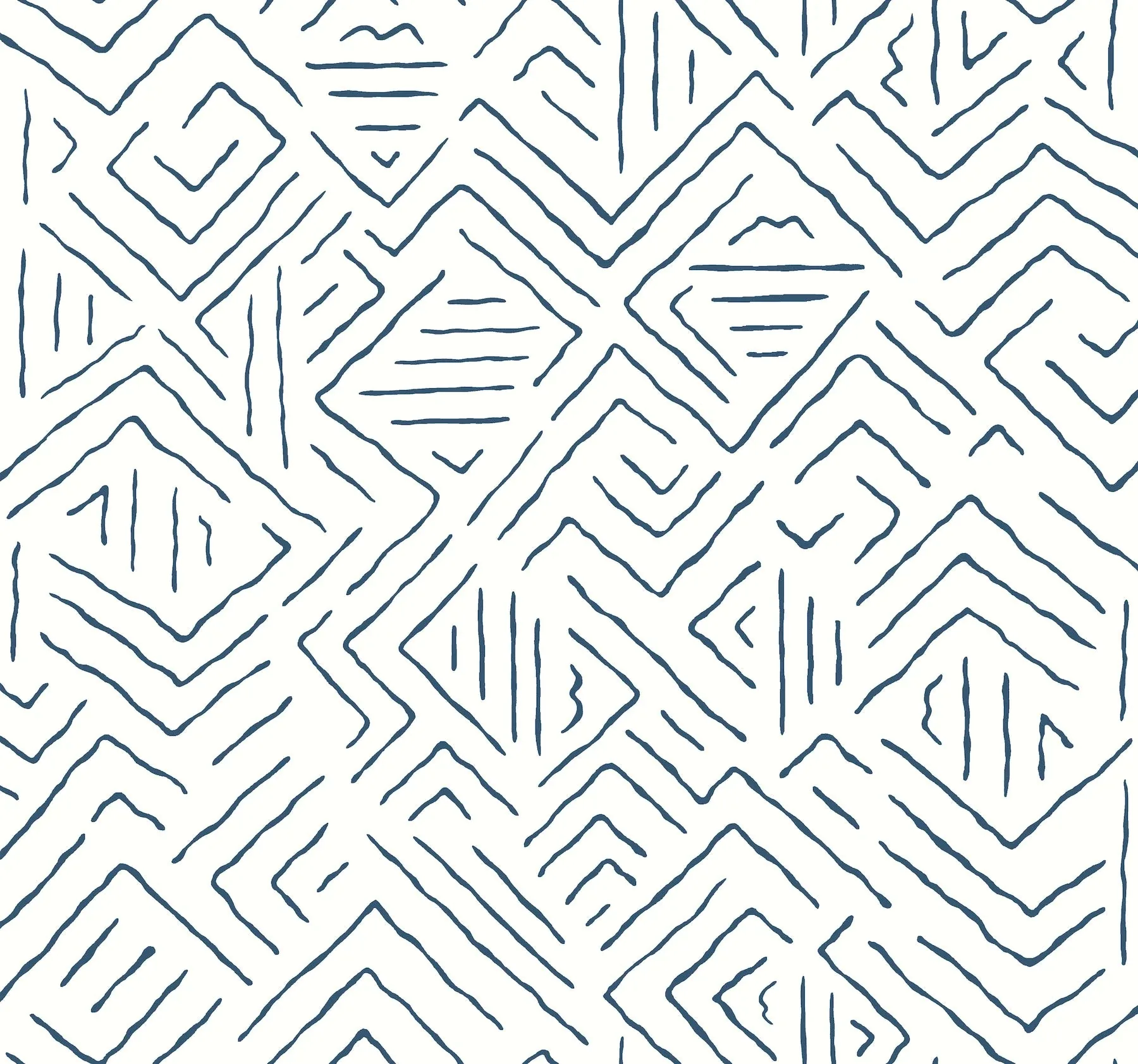 AB3083 | Sirih Navy Wallpaper