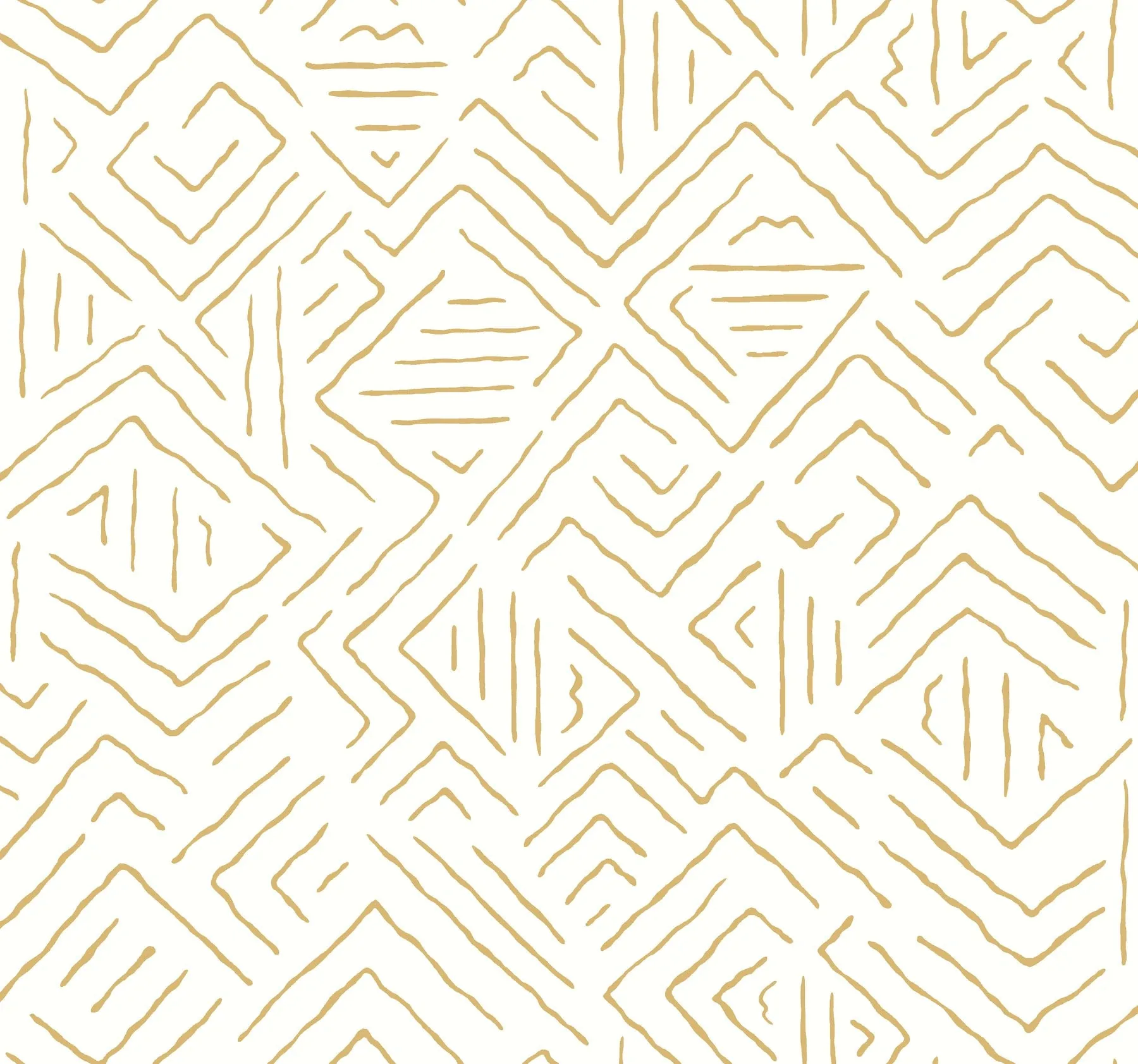 AB3084 | Sirih Ochre Wallpaper