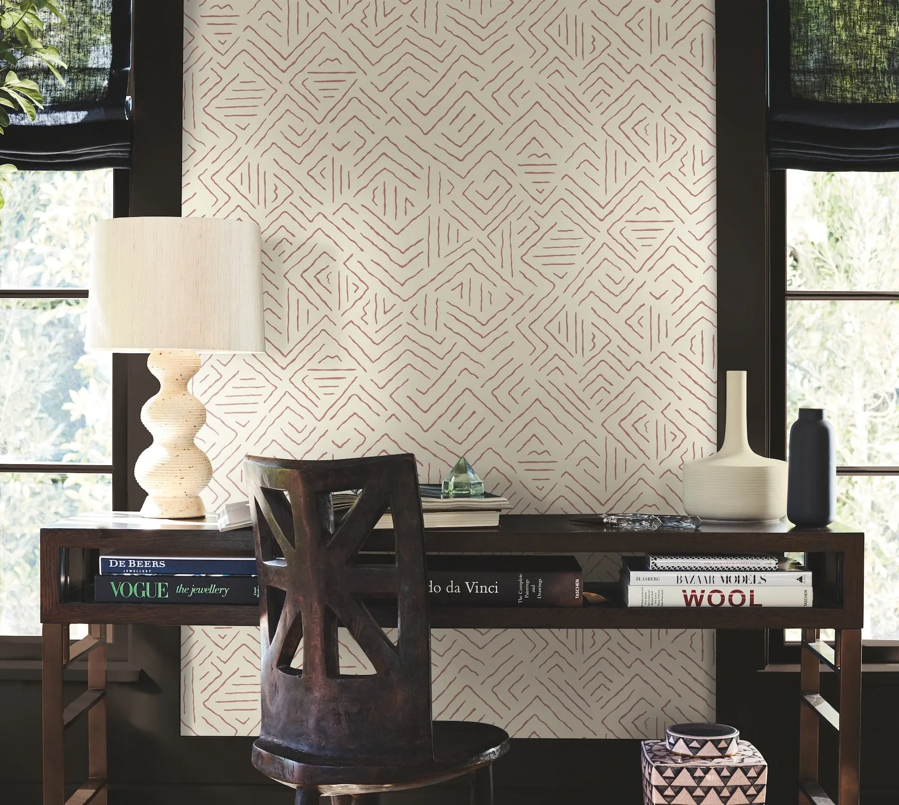 York Designer Series Sirih Sedona Wallpaper | Wallpaper Twins York Designer Series Sirih Sedona Wallpaper - SKU AB3086