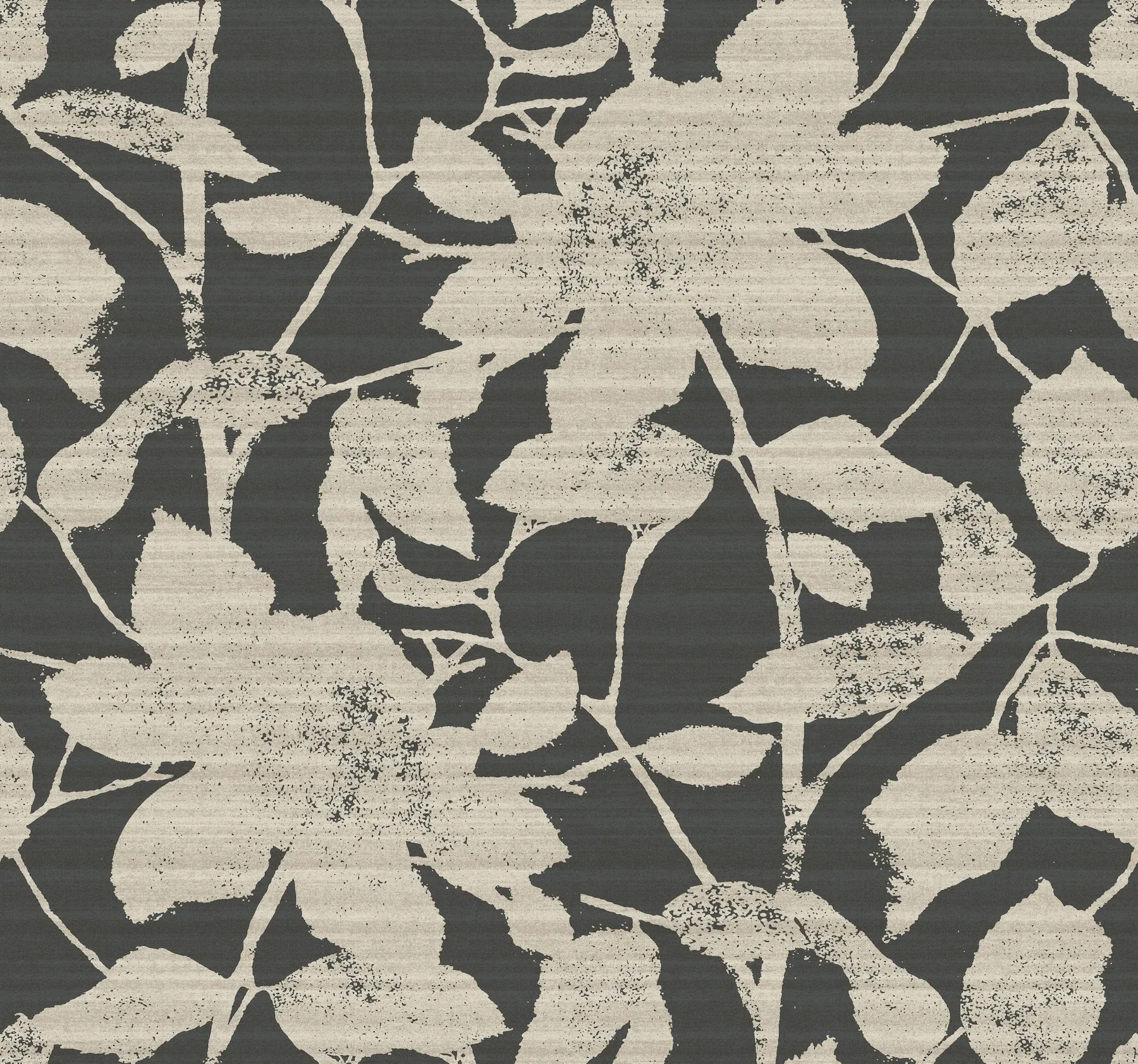 LL3213 | Solange Black Botanical Wallpaper