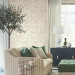 York Designer Series Solange Neutral Botanical Wallpaper | Wallpaper Twins York Designer Series Solange Neutral Botanical Wallpaper - SKU LL3211