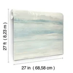 York Designer Series Soothing Mists Scenic Blue Wallpaper - SKU SO2434