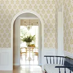 York Designer Series Souci Butter Marigolds Wallpaper | Wallpaper Twins York Designer Series Souci Butter Marigolds Wallpaper - SKU VP1432