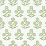 York Designer Series Souci Green Marigolds Wallpaper | Wallpaper Twins York Designer Series Souci Green Marigolds Wallpaper - SKU VP1436