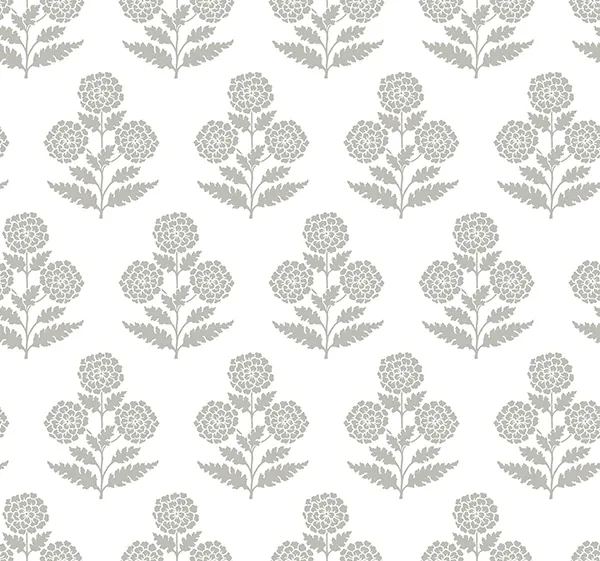 VP1435 | Souci Grey Marigolds Wallpaper