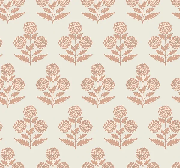 VP1434 | Souci Rose Marigolds Wallpaper
