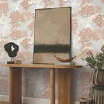 York Designer Series Sprig & Heron Coral Wallpaper - SKU AF6590