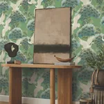York Designer Series Sprig & Heron Green Wallpaper - SKU ZA8008