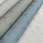 York Designer Series Sprigs Smokey Blue & Silver Wallpaper - SKU MD7193