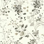 York Designer Series Spring Whispers Charcoal Wallpaper - SKU DF3342
