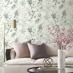 York Designer Series Spring Whispers Jade Wallpaper - SKU DF3341