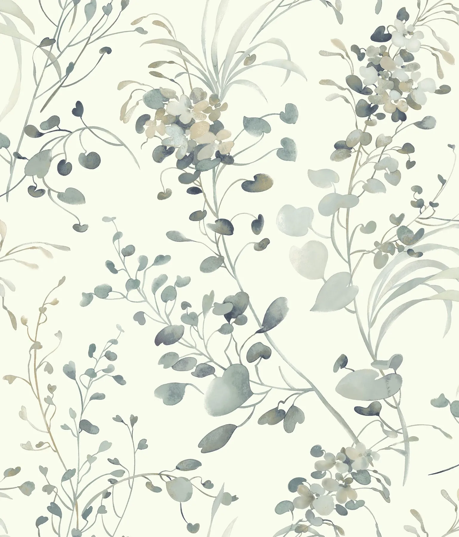 DF3344 | Spring Whispers Moss Wallpaper