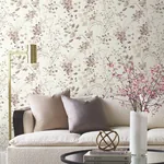 York Designer Series Spring Whispers Soft Blush Wallpaper - SKU DF3345