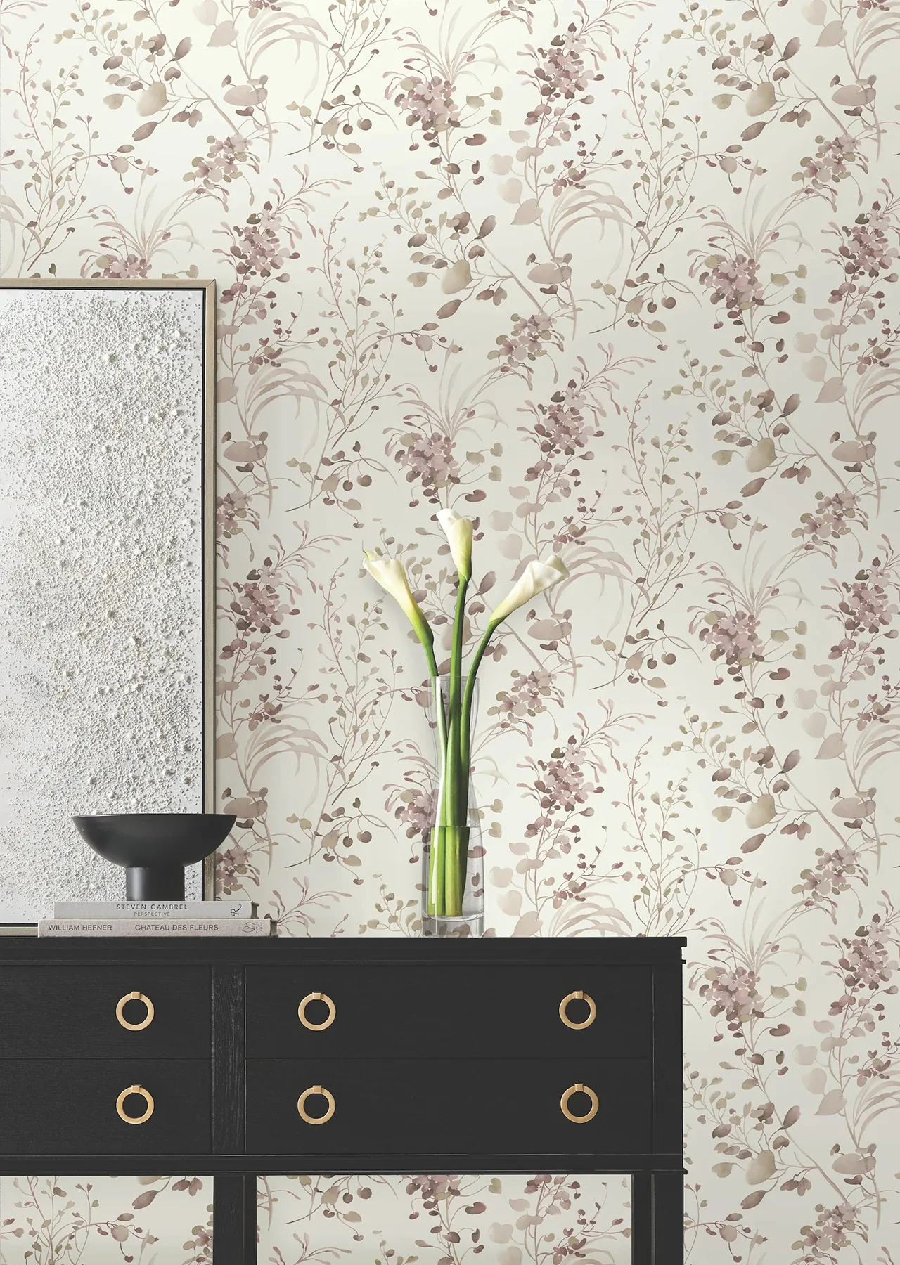 York Designer Series Spring Whispers Soft Blush Wallpaper - SKU DF3345