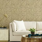 York Designer Series Squareburst Light Gold Wallpaper - SKU OG0502