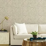 York Designer Series Squareburst Light Yellow Wallpaper - SKU OG0503