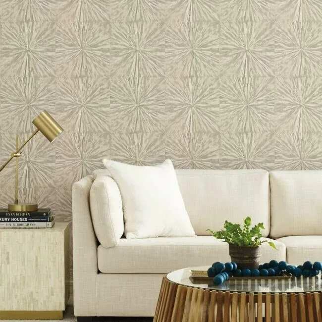 York Designer Series Squareburst Light Yellow Wallpaper - SKU OG0503