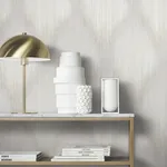 York Designer Series Starfall Dove Metallic Ikat Wallpaper | Wallpaper Twins York Designer Series Starfall Dove Metallic Ikat Wallpaper - SKU MA35801