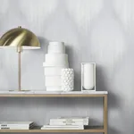 York Designer Series Starfall Grey Metallic Ikat Wallpaper - SKU MA35807