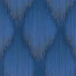 York Designer Series Starfall Sapphire Metallic Ikat Wallpaper - SKU MA35808